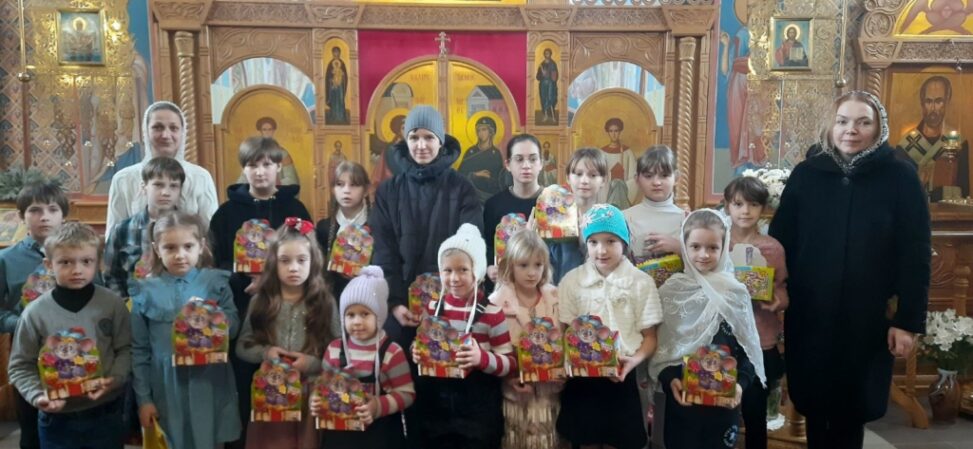 В Привольном состоялось выступление учащихся приходской воскресной школы
