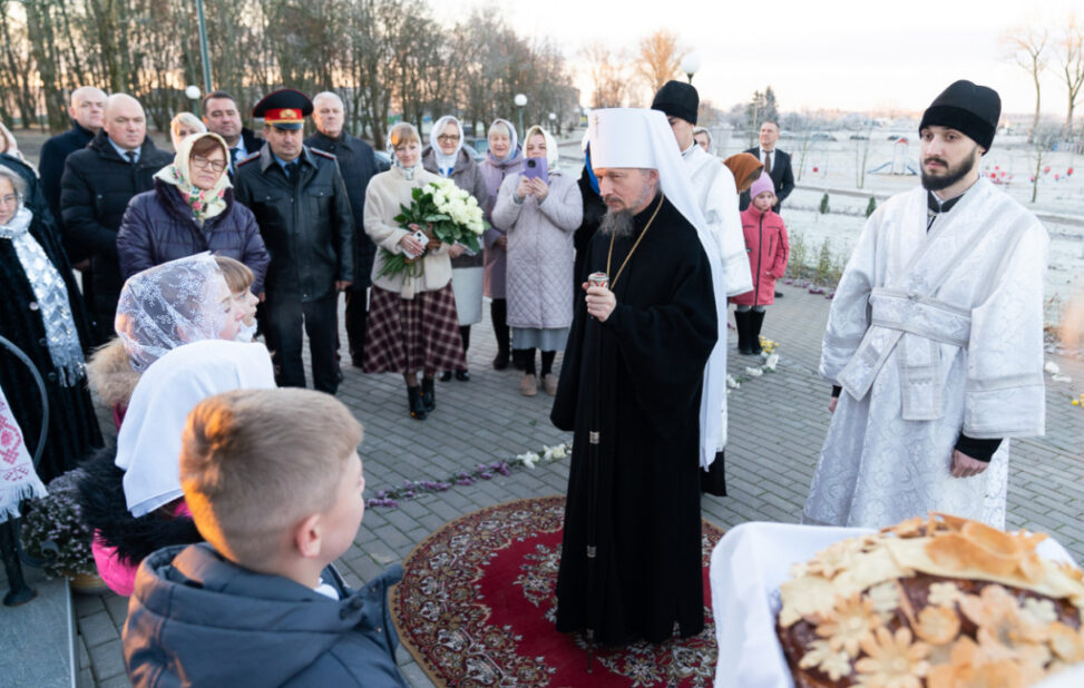 ПАТРИАРШИЙ ЭКЗАРХ СОВЕРШИЛ ВЕЛИКОЕ ОСВЯЩЕНИЕ ХРАМА В ЧЕСТЬ БЛАГОВЕРНОГО КНЯЗЯ АЛЕКСАНДРА НЕВСКОГО В АГРОГОРОДКЕ ЧУРИЛОВИЧИ МИНСКОГО РАЙОНА