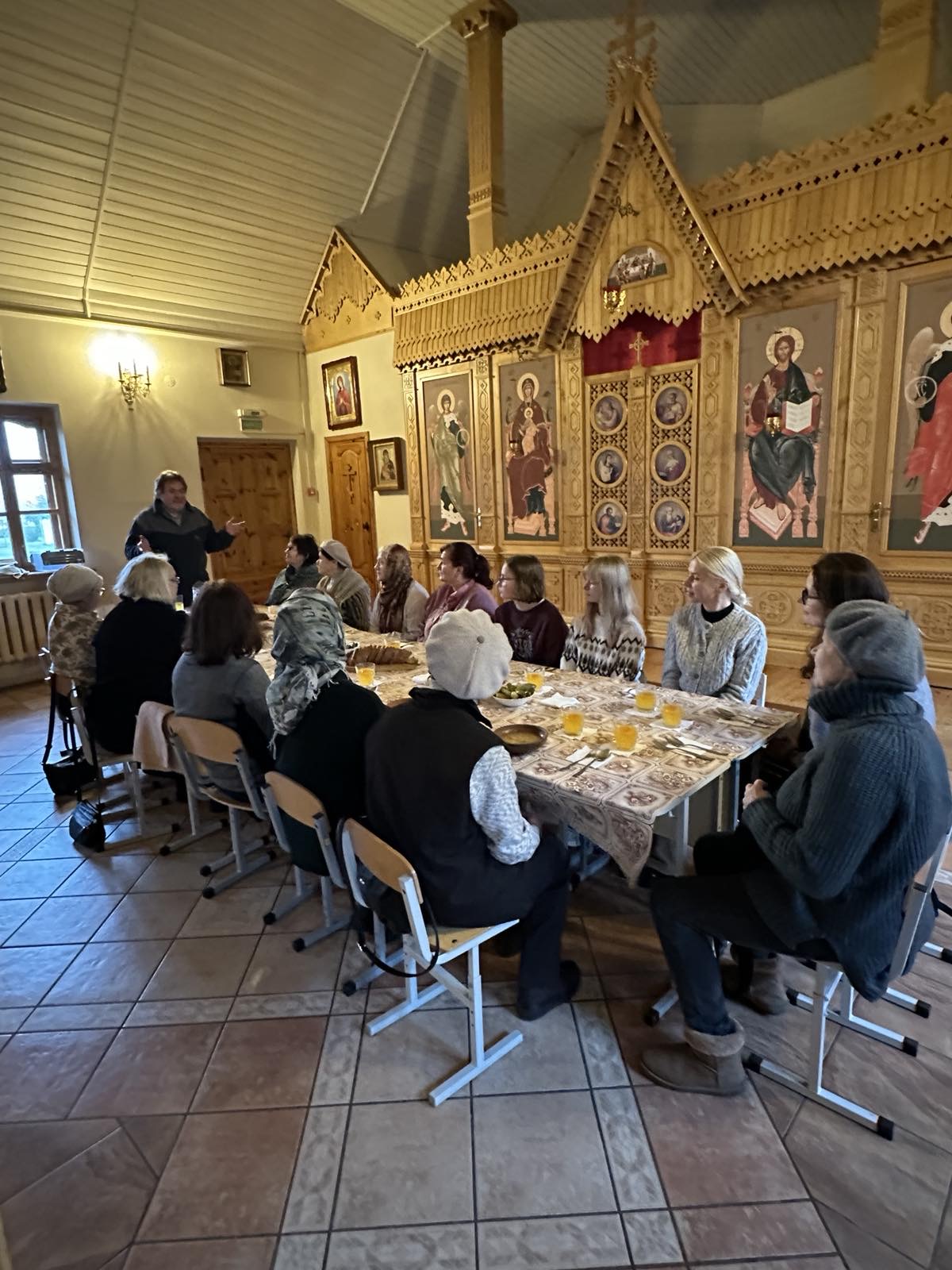 встреча и духовная беседа с настоятелем храма Успения Пресвятой Богородицы иереем Дубковичем Константином