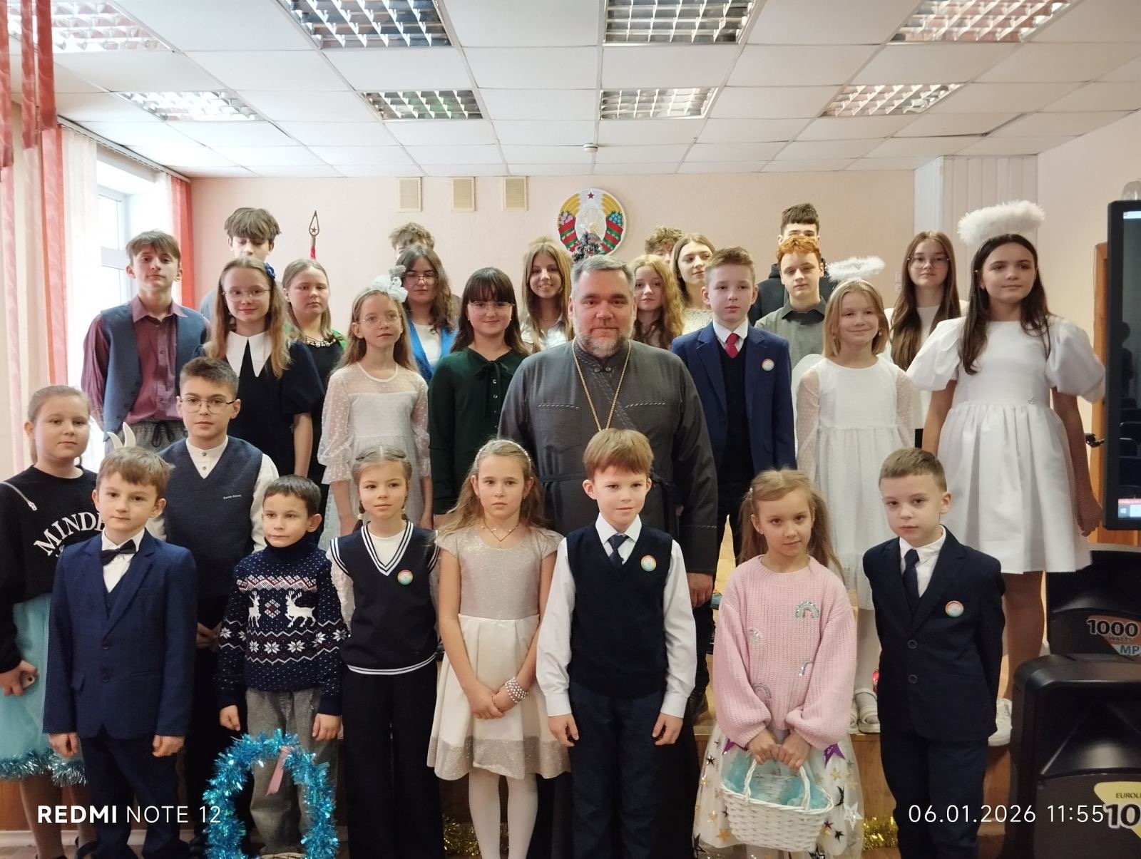 Сегодня, 6 января, в канун Рождества Христова, в Мачулищанской средней школе в рамках работы духовно-просветительского центра «На пути» и программы фестиваля «Свет Рождества» состоялись «Рождественские чтения».