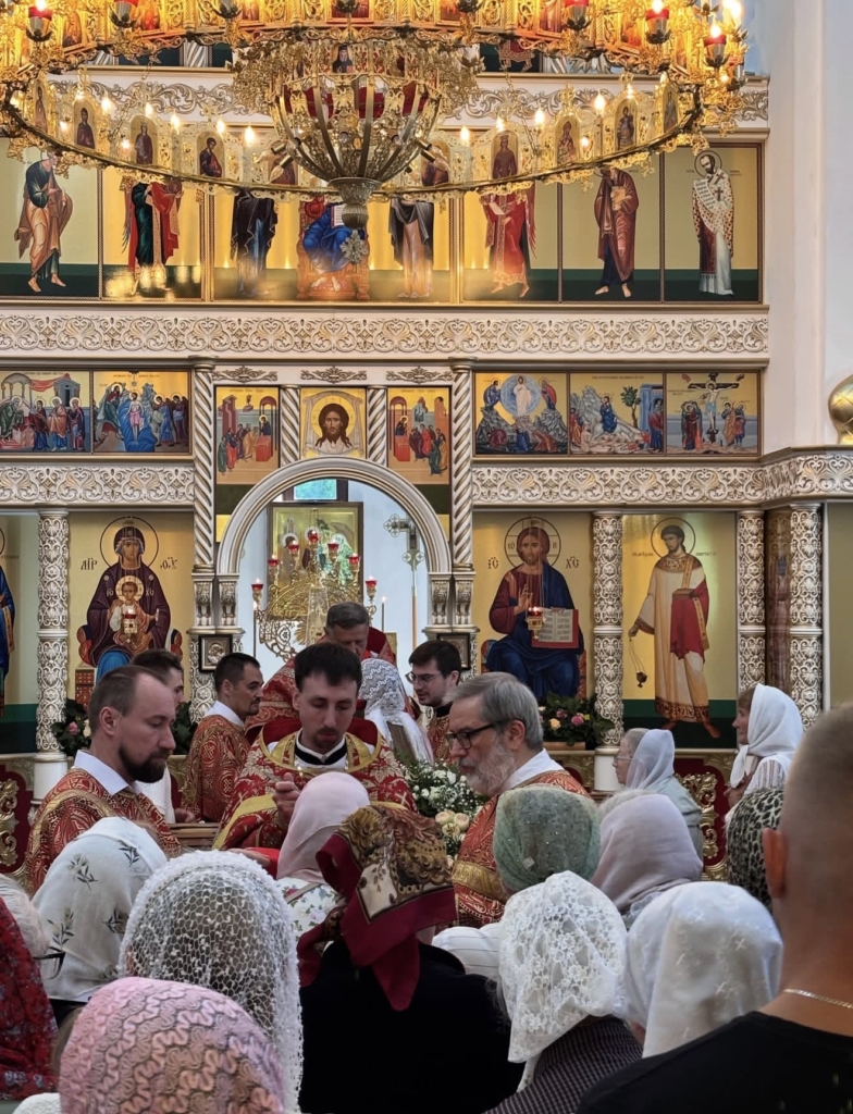 Престольный праздник в храме великомученика и целителя Пантелеимона в Мачулищах